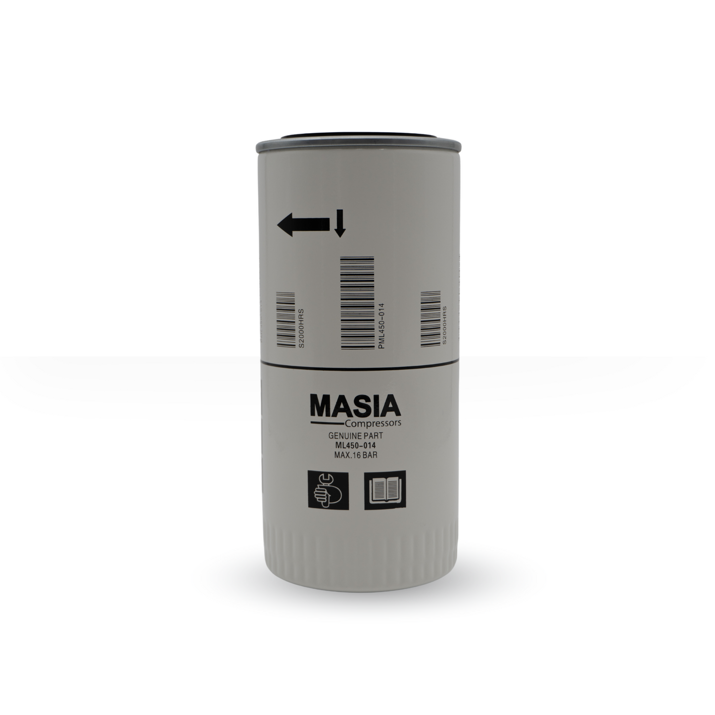 1613-6105-90 Filtro de Aceite Compatible con Atlas Copco